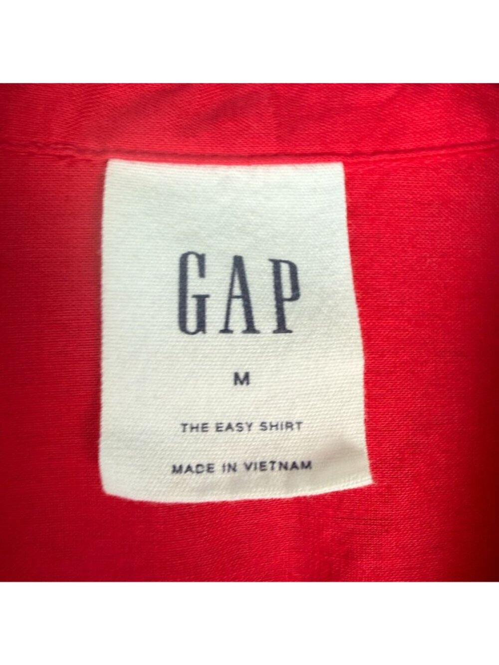 GAP Red Button-Down Shirt - Picture 6 of 11